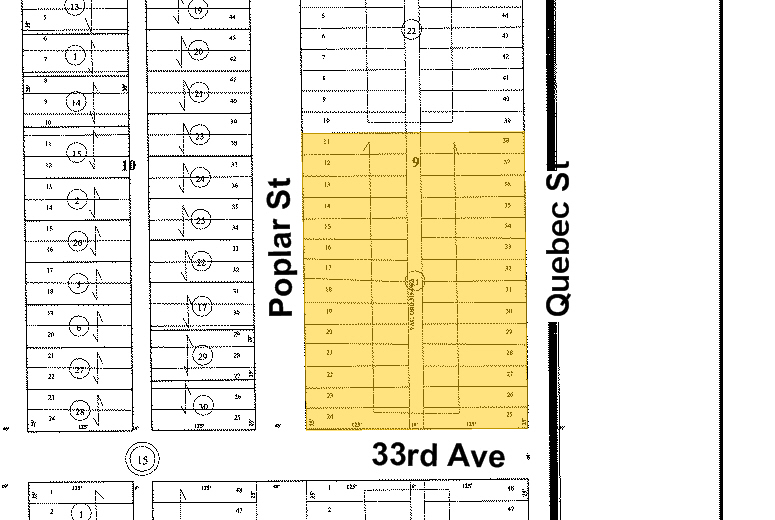 3333 Quebec St, Denver, CO à vendre - Plan cadastral – Image 2 sur 6