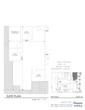 3601 W Sahara Ave, Las Vegas, NV à louer Plan d’étage– Image 2 sur 3