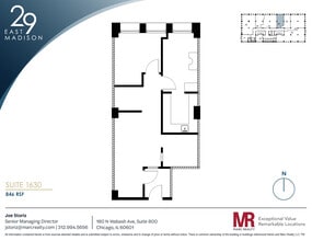 29 E Madison St, Chicago, IL à louer Plan d’étage– Image 1 sur 1