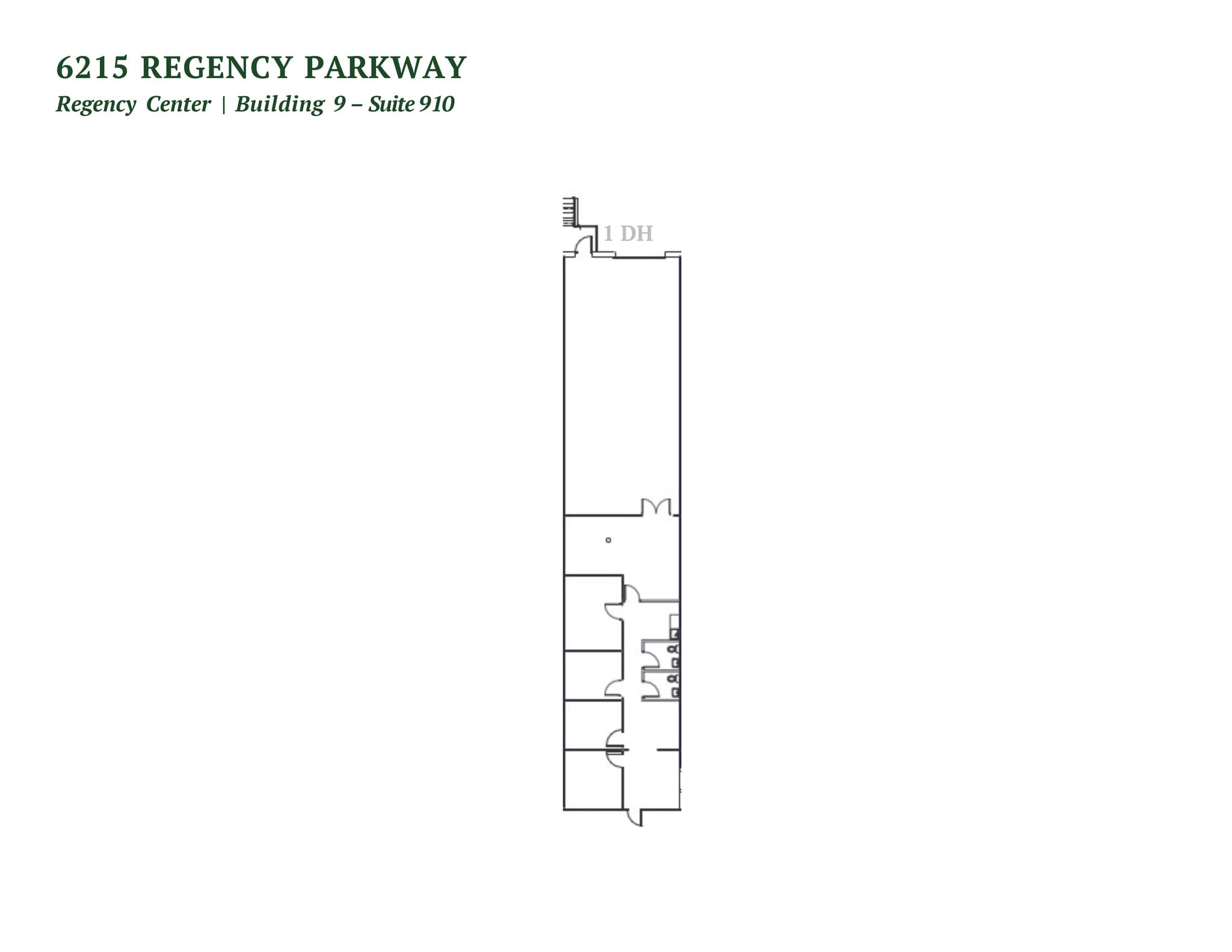 6215 Regency Pky, Norcross, GA à louer Plan de site– Image 1 sur 1
