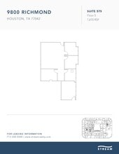 9800 Richmond Ave, Houston, TX à louer Plan d’étage– Image 1 sur 1