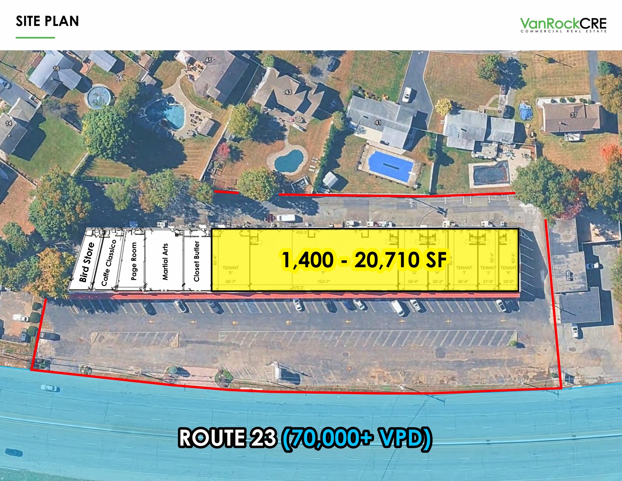 717 State Rt 23, Pompton Plains, NJ à louer Plan d’étage– Image 1 sur 1