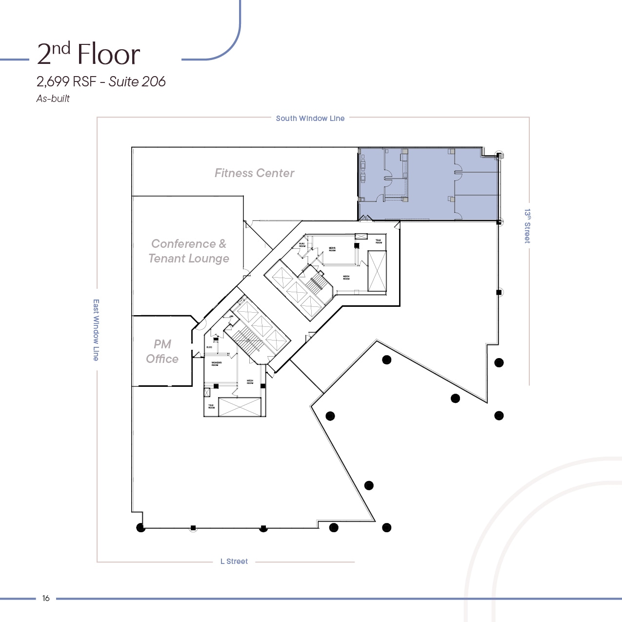 1220 L St NW, Washington, DC à louer Plan d’étage– Image 1 sur 1