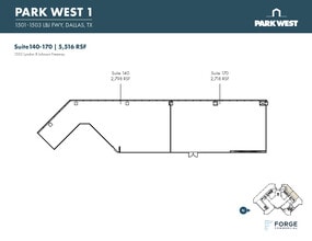 1501-1507 Lyndon B Johnson Fwy, Dallas, TX à louer Plan d’étage– Image 1 sur 1