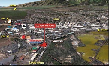520 Keolani Pl, Kahului, HI - Vue aérienne vue de carte