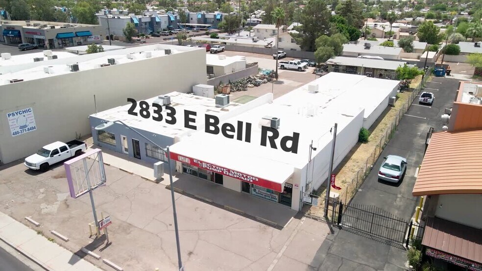 2833-2837 E Bell Rd, Phoenix, AZ à vendre - Vidéo sur l’annonce professionnelle – Image 2 sur 7