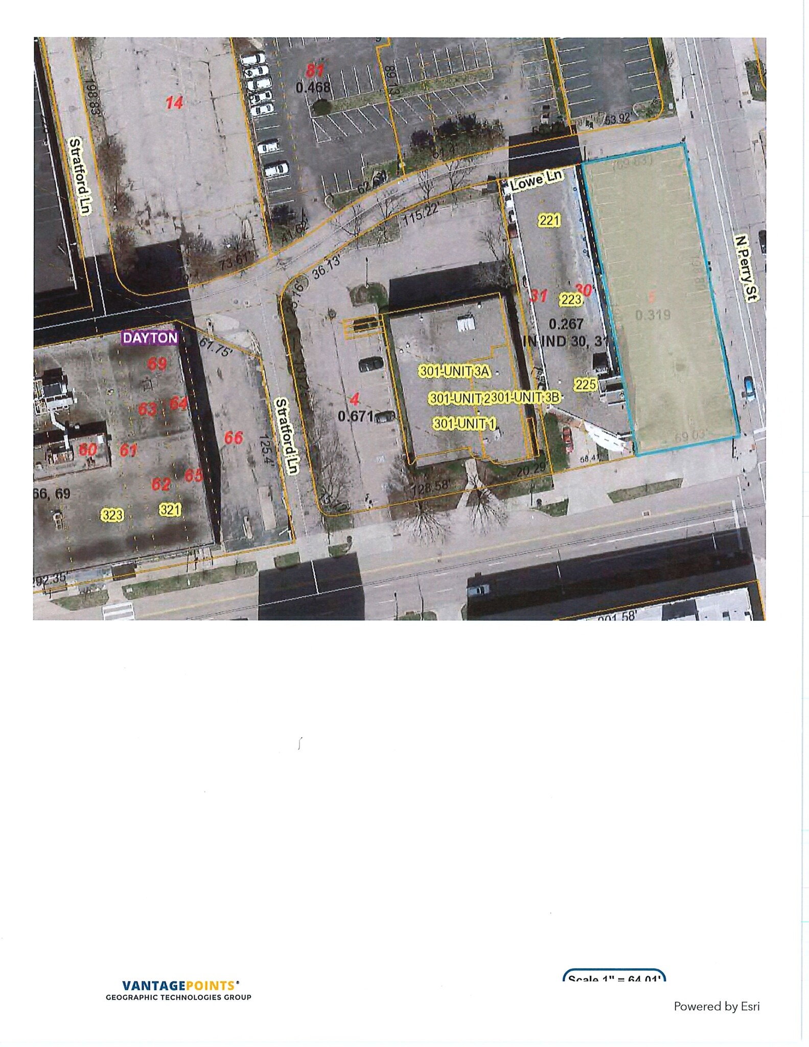 301 W 1st St, Dayton, OH à louer Plan de site– Image 1 sur 20
