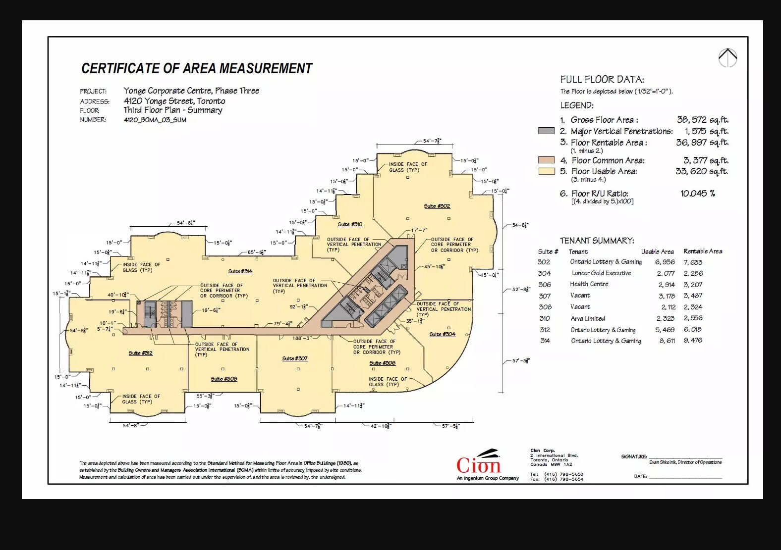 4120 Yonge St, Toronto, ON à louer Plan d’étage– Image 1 sur 1