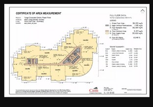 4120 Yonge St, Toronto, ON à louer Plan d’étage– Image 1 sur 1
