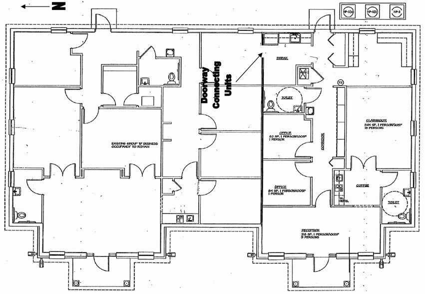 1462-1466 E Bloomingdale Ave, Valrico, FL à louer - Plan d’étage – Image 2 sur 2