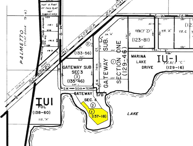 7400 SW 50th Ter, Miami, FL à louer - Plan cadastral – Image 2 sur 8