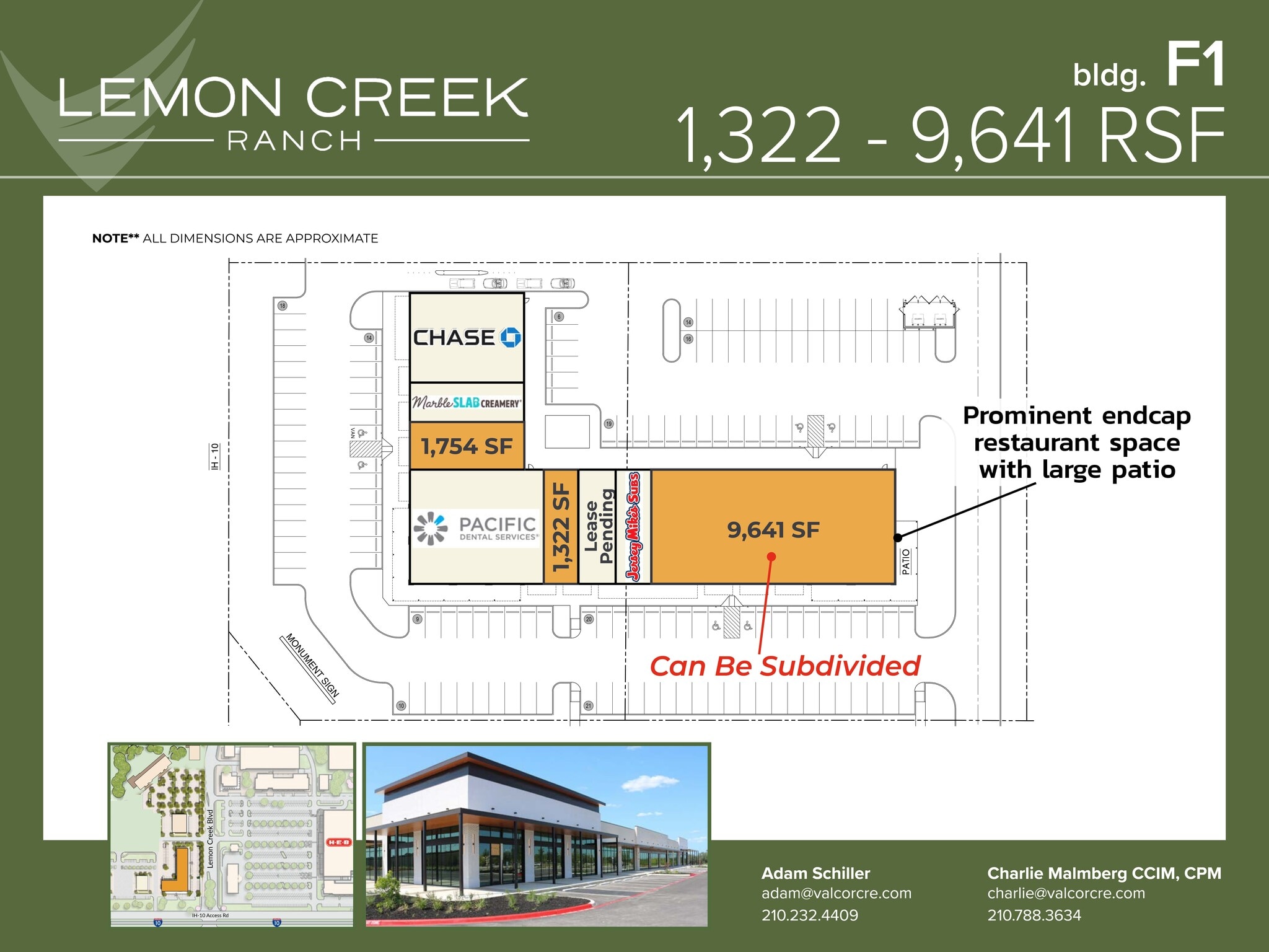 I-10 W & Balcones Creek Dr, Boerne, TX à louer Plan de site– Image 1 sur 2