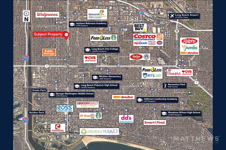 2301 Long Beach Blvd, Long Beach, CA à louer - Photo de l’immeuble – Image 3 sur 3