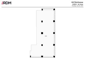 622 Third Ave, New York, NY à louer Plan d’étage– Image 1 sur 1