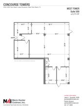 2090 Palm Beach Lakes Blvd, West Palm Beach, FL à louer Plan d’étage– Image 1 sur 1