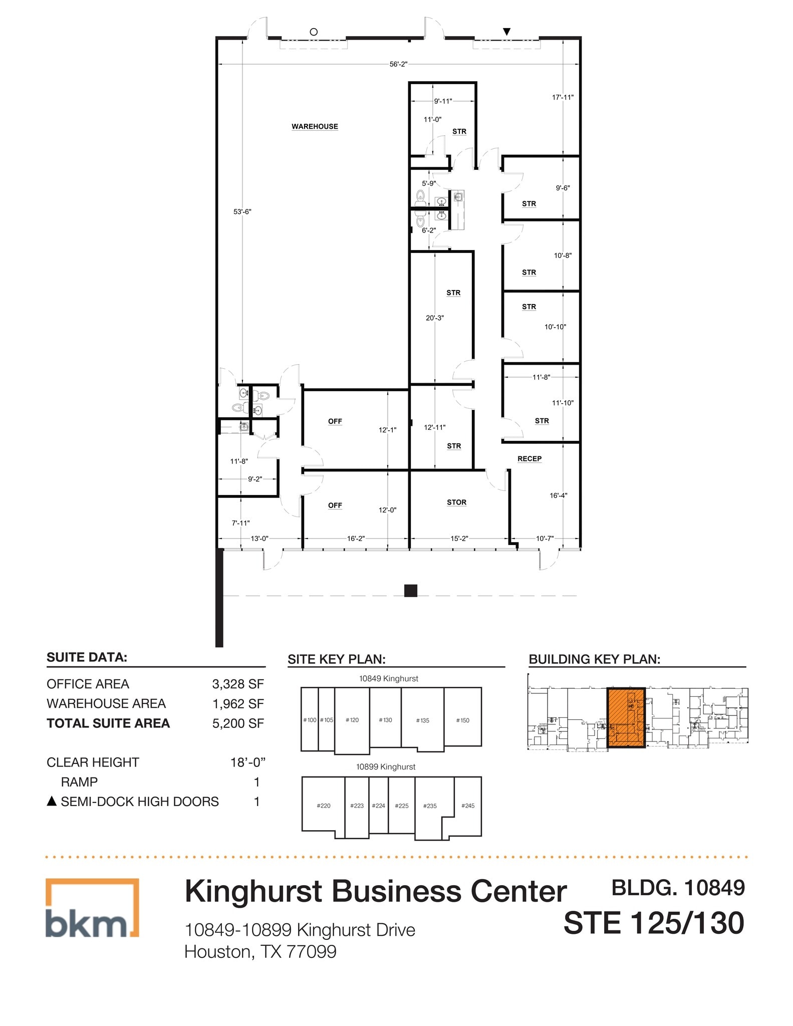 10849 Kinghurst Dr, Houston, TX à louer Plan de site– Image 1 sur 1