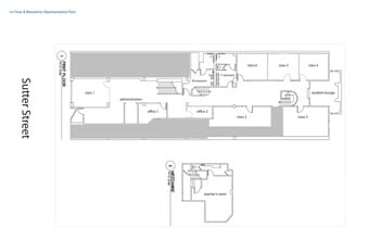 547-555 Sutter St, San Francisco, CA à louer Plan de site– Image 2 sur 2