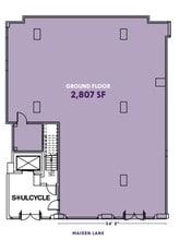 101 Maiden Ln, New York, NY à louer Plan d’étage– Image 1 sur 1