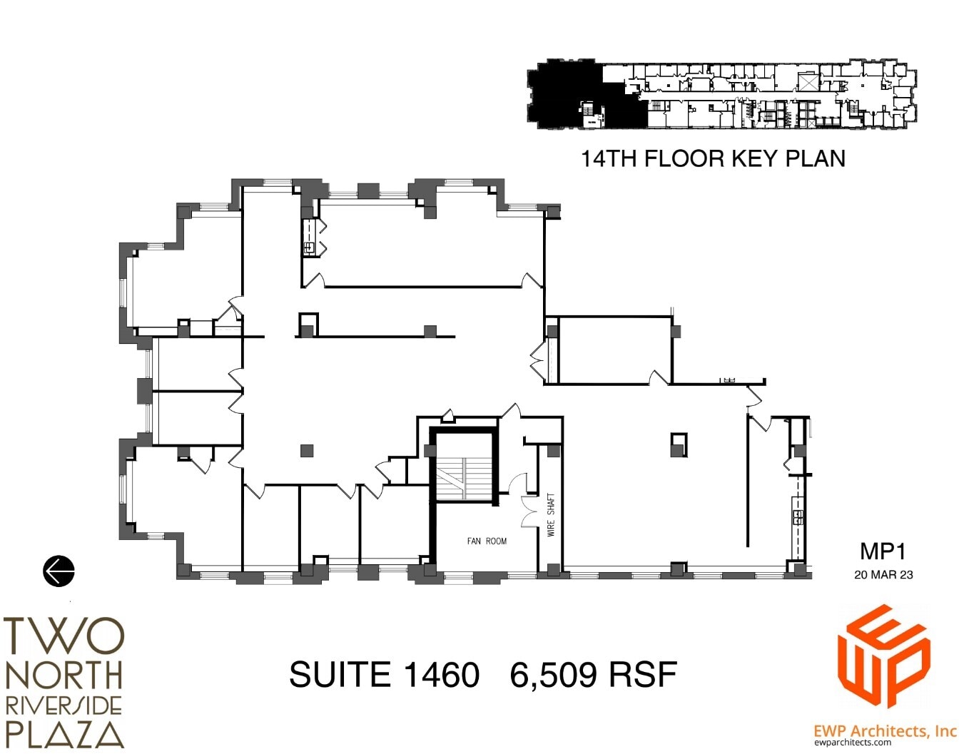 2 N Riverside Plz, Chicago, IL à louer Plan d’étage– Image 1 sur 1