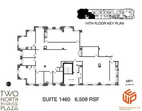 2 N Riverside Plz, Chicago, IL à louer Plan d’étage– Image 1 sur 1