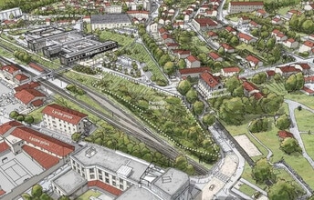 4 Boulevard Garibaldi, Tarare, RHO - Vue aérienne  vue de carte