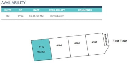 3450 Bonita Rd, Chula Vista, CA à louer Plan d’étage– Image 1 sur 1