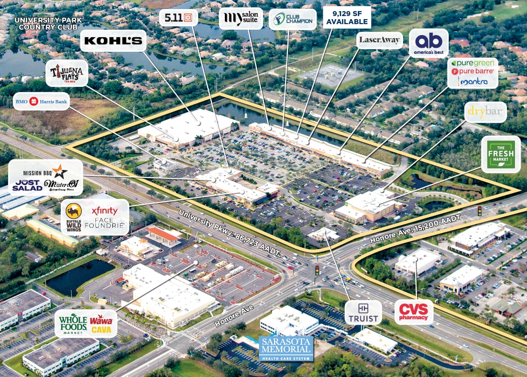 5205-5275 University Pky, University Park, FL à louer Photo de l’immeuble– Image 1 sur 1