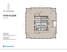 181 W Madison St, Chicago, IL à louer Plan d’étage– Image 1 sur 2
