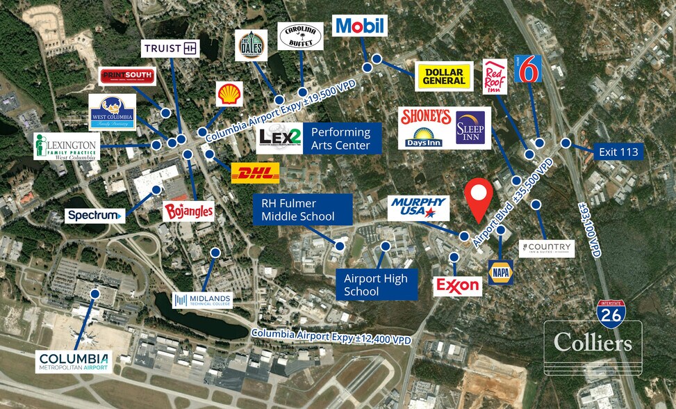 2230 Airport Blvd, West Columbia, SC à vendre - Photo de l’immeuble – Image 2 sur 2