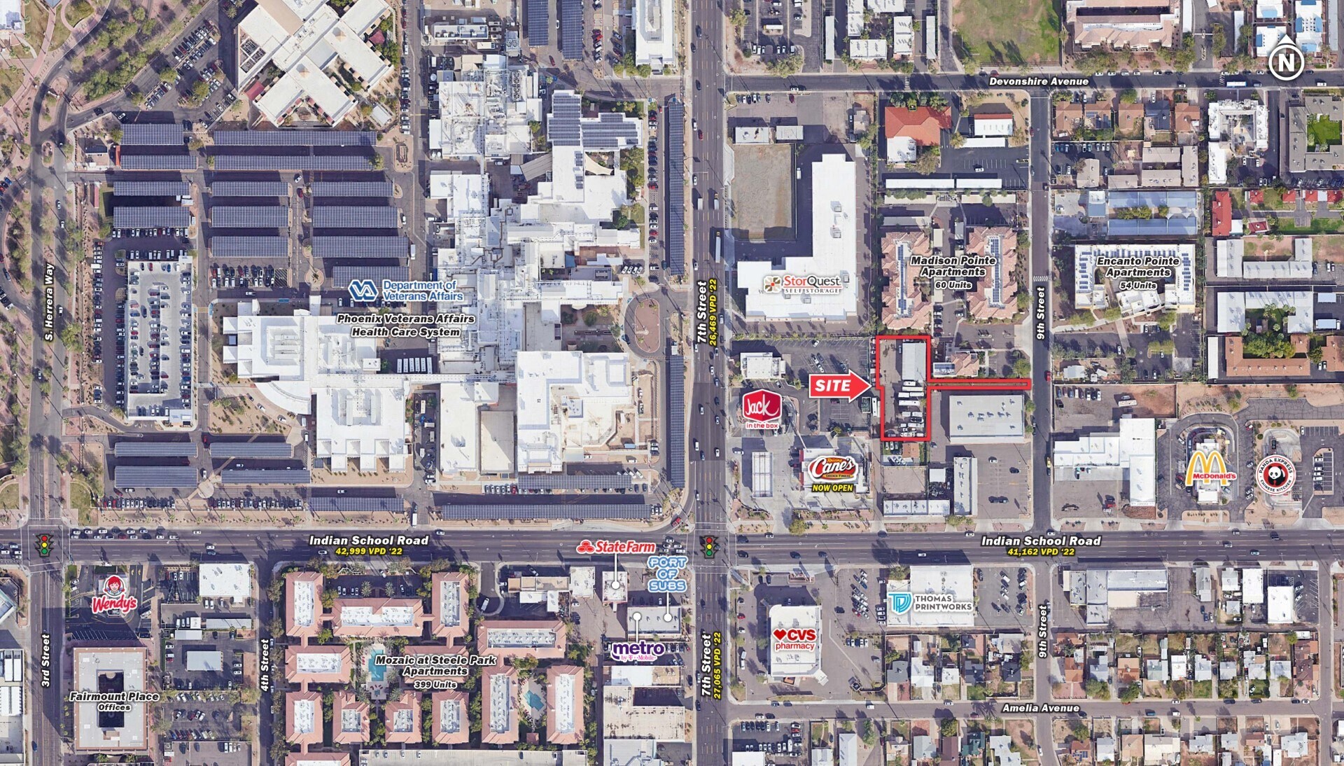 NEC Indian School Rd & 7th St, Phoenix, AZ à louer Photo principale– Image 1 sur 3