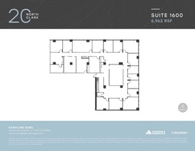 20 N Clark St, Chicago, IL à louer Plan d’étage– Image 1 sur 1