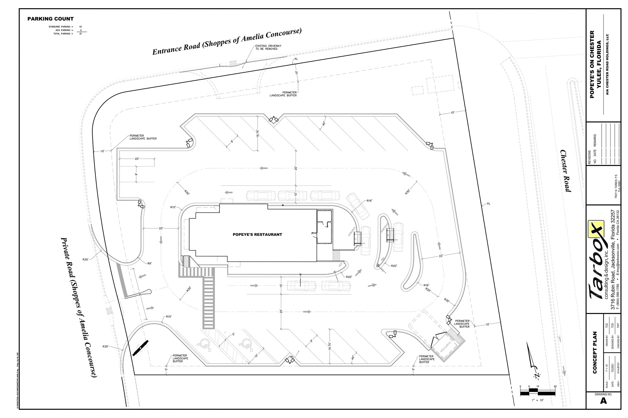 Chester Rd, Yulee, FL à louer Plan de site– Image 1 sur 2