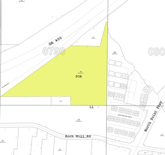 5755 North Point Pky, Alpharetta, GA à vendre - Plan cadastral – Image 3 sur 13