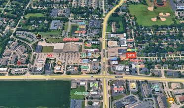 1301-1313 N Bridge St, Yorkville, IL - VUE AÉRIENNE  vue de carte