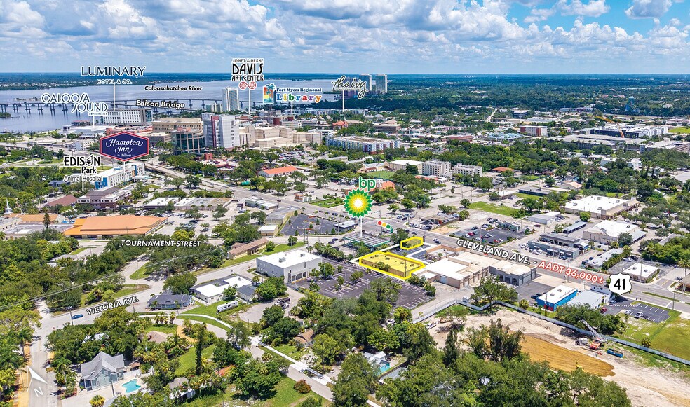 2210-2218 S Cleveland Ave, Fort Myers, FL à louer - Aérien – Image 3 sur 6