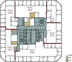 100 Spectrum Center Dr, Irvine, CA à louer Plan d’étage– Image 1 sur 1
