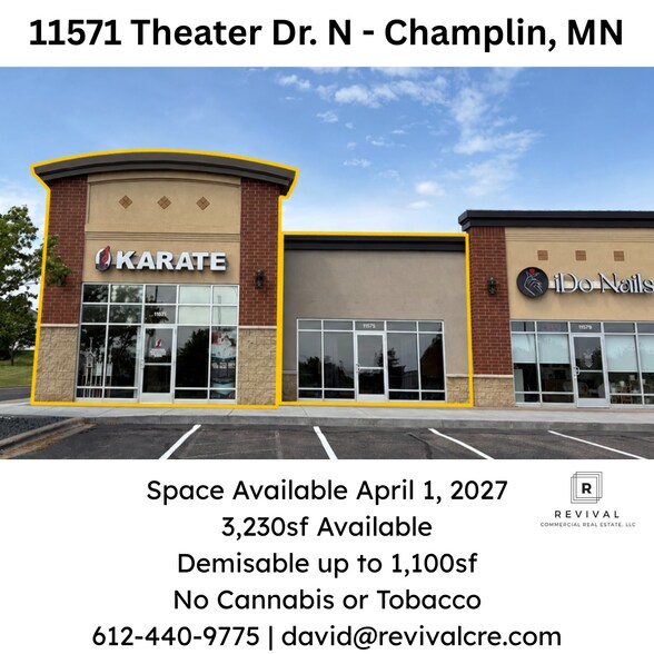 11565 Theatre Dr, Champlin, MN à louer - Photo de l’immeuble – Image 1 sur 7