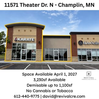 Plus de détails pour 11565 Theatre Dr, Champlin, MN - Local commercial à louer
