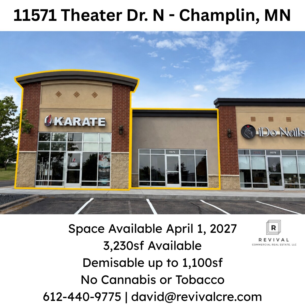 11565 Theatre Dr, Champlin, MN à louer Photo de l’immeuble– Image 1 sur 8
