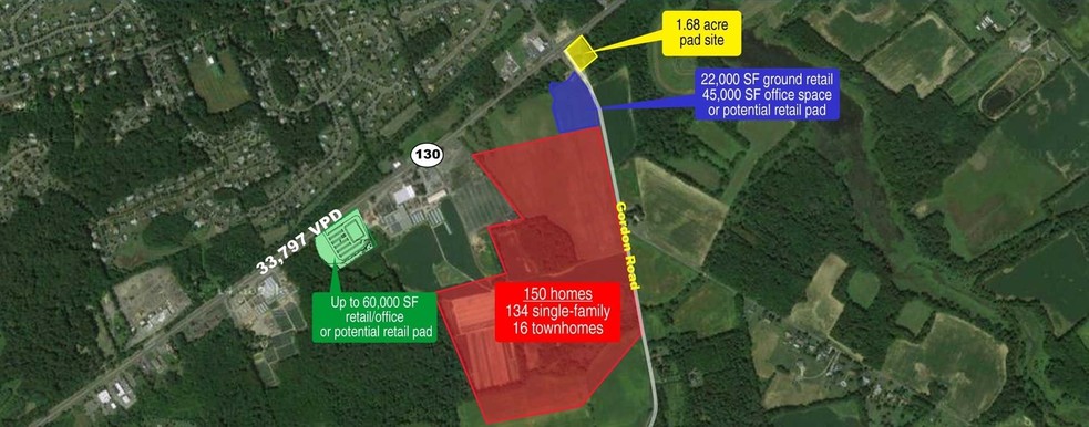 Route 130 & Gordon Road, Robbinsville, NJ à louer - Photo de l’immeuble – Image 1 sur 1