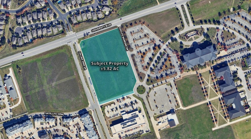 1501 University Blvd, Round Rock, TX à vendre - Aérien – Image 1 sur 2