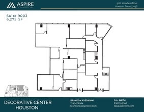5120 Woodway Dr, Houston, TX à louer Plan d’étage– Image 1 sur 1