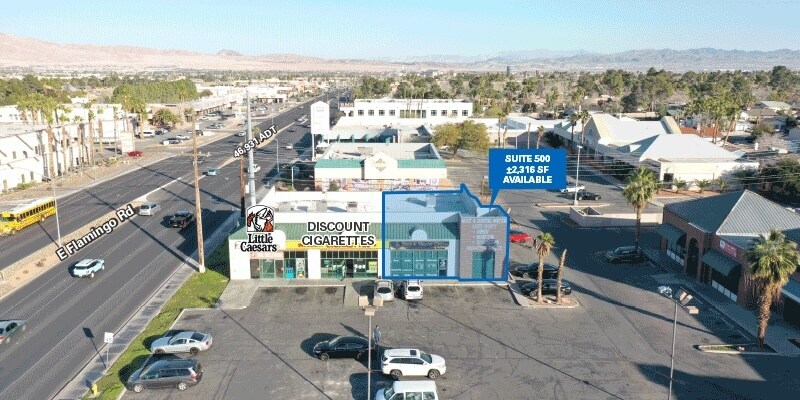 3455 E Flamingo Rd, Las Vegas, NV à louer - Photo de l’immeuble – Image 3 sur 10