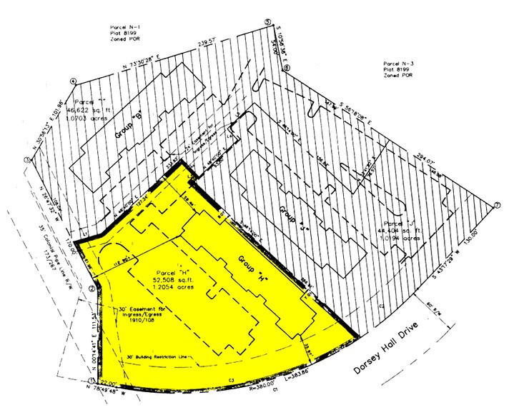 5090-5096 Dorsey Hall Dr, Ellicott City, MD à louer - Plan cadastral – Image 2 sur 51