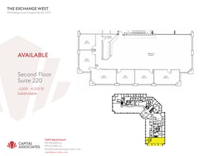 1414 Raleigh Rd, Chapel Hill, NC à louer Plan d’étage– Image 1 sur 1