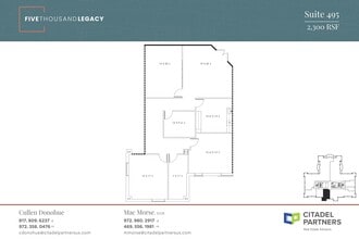 5000 Legacy Dr, Plano, TX à louer Plan d’étage– Image 1 sur 1