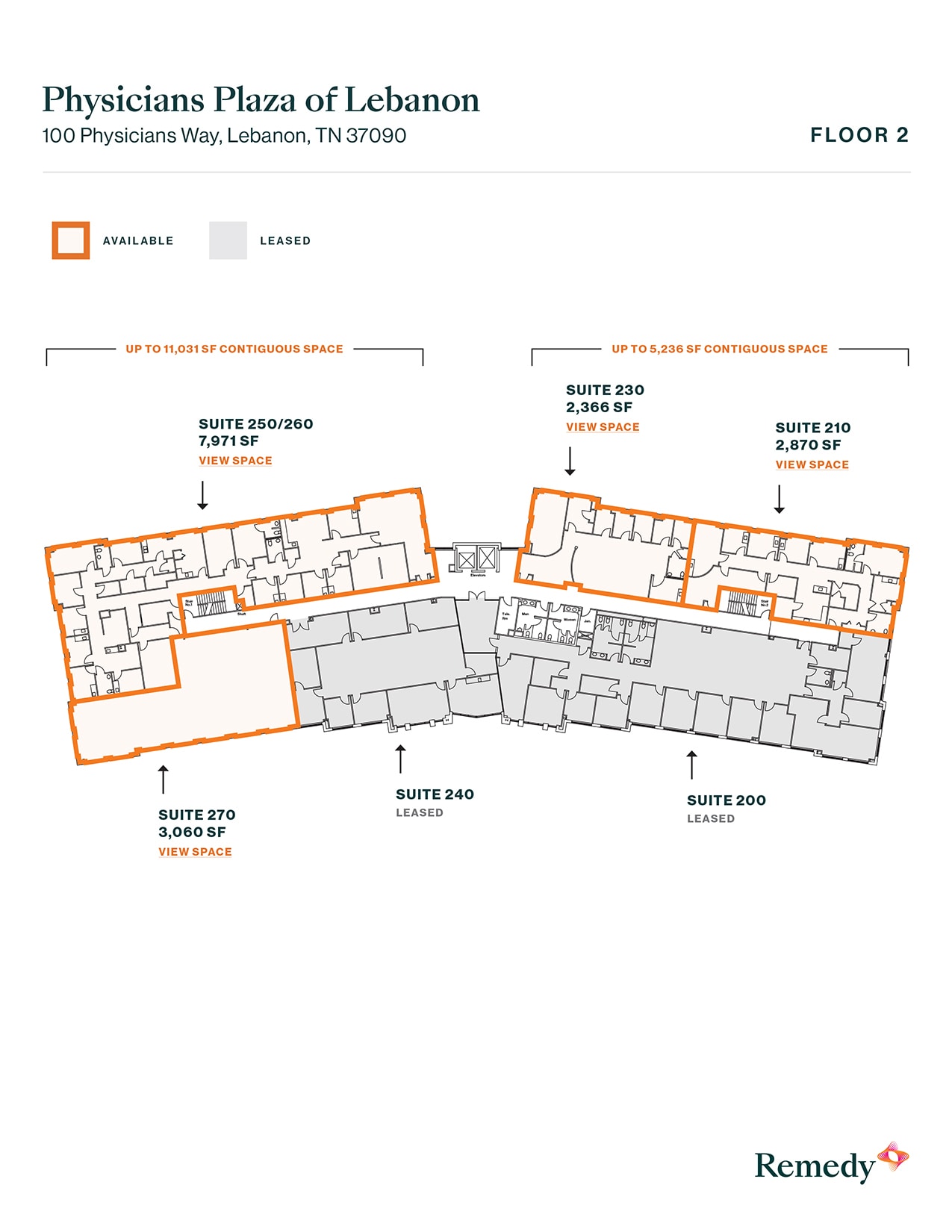 100 Physicians Way, Lebanon, TN à louer Plan d’étage– Image 1 sur 1