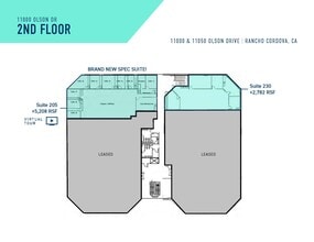 11000 Olson Dr, Rancho Cordova, CA à louer Plan d’étage– Image 1 sur 1