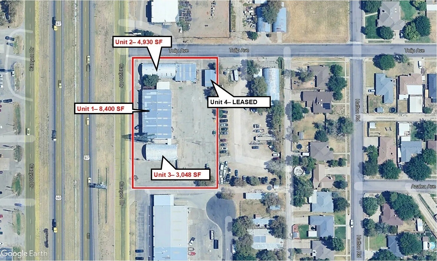 6633 Canyon Dr, Amarillo, TX à vendre Aérien– Image 1 sur 2