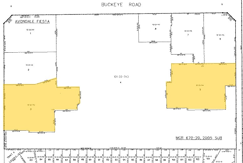 11345 W Buckeye Rd, Avondale, AZ à vendre - Plan cadastral – Image 3 sur 8